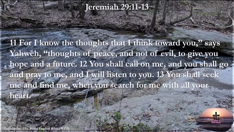 Jeremiah 29:11-13