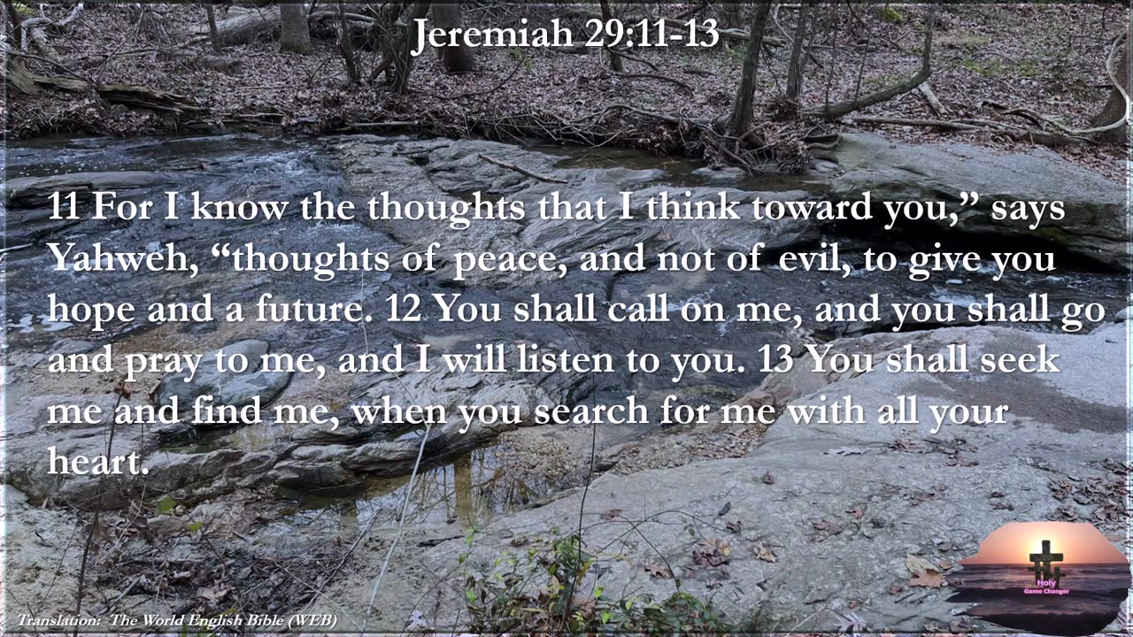 Jeremiah 29:11-13