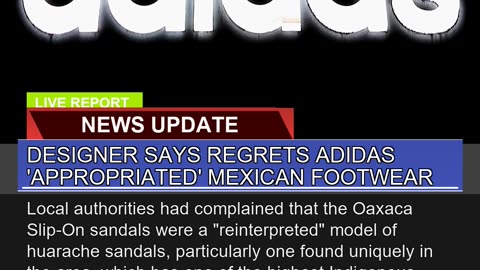 Designer Says Regrets Adidas Appropriated Mexica