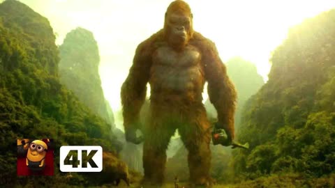 Kong- Skull Island (2017) 4K - Kong Saves a Giant Buffalo Scene _ Movieclips