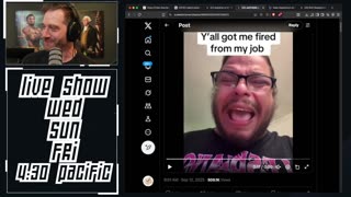 Fired Lefties Film Their Crash Outs After Mocking Charlie Kirk .......