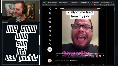Fired Lefties Film Their Crash Outs After Mocking Charlie Kirk .......
