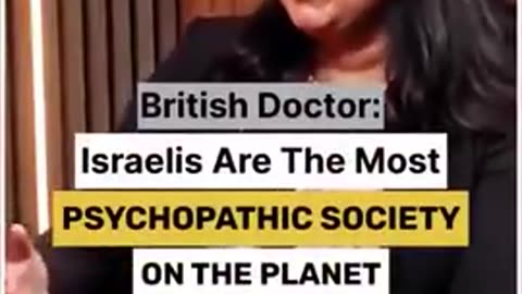 ＂Israelis are the Most Psychopathic Society on the Planet＂