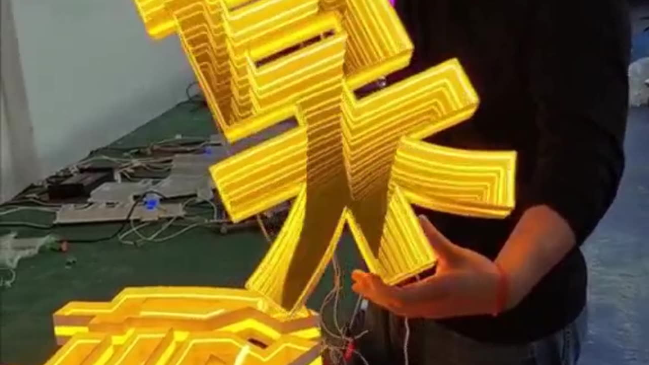3D signboards in China: A blend of art, tech, and pure magic! 🐉✨ #CreativeChina