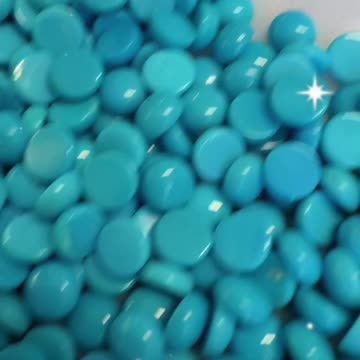 20250704-4 Sleeping Beauty Mine Turquoise Cabochon: The Blue Code to Unlock Geological Treasures