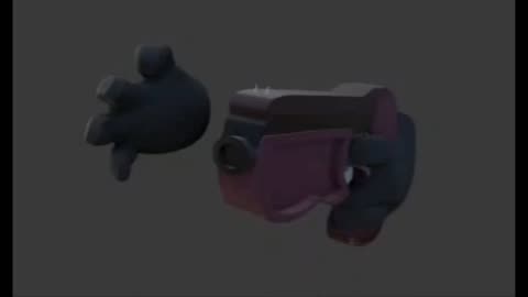 Blazer 28 firearm in work