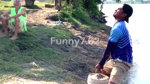 Bucket Prank Ends in Splash
