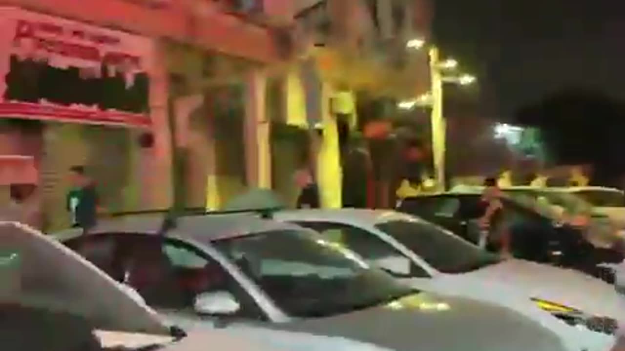 The extensive destruction in one of the areas from the latest barrage from Iran.