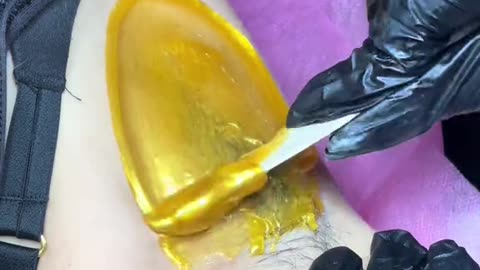 Underarm Waxing with Sexy Smooth Golden Allure Hard Wax | Rosin-Free & Hypoallergenic @xobeautywax