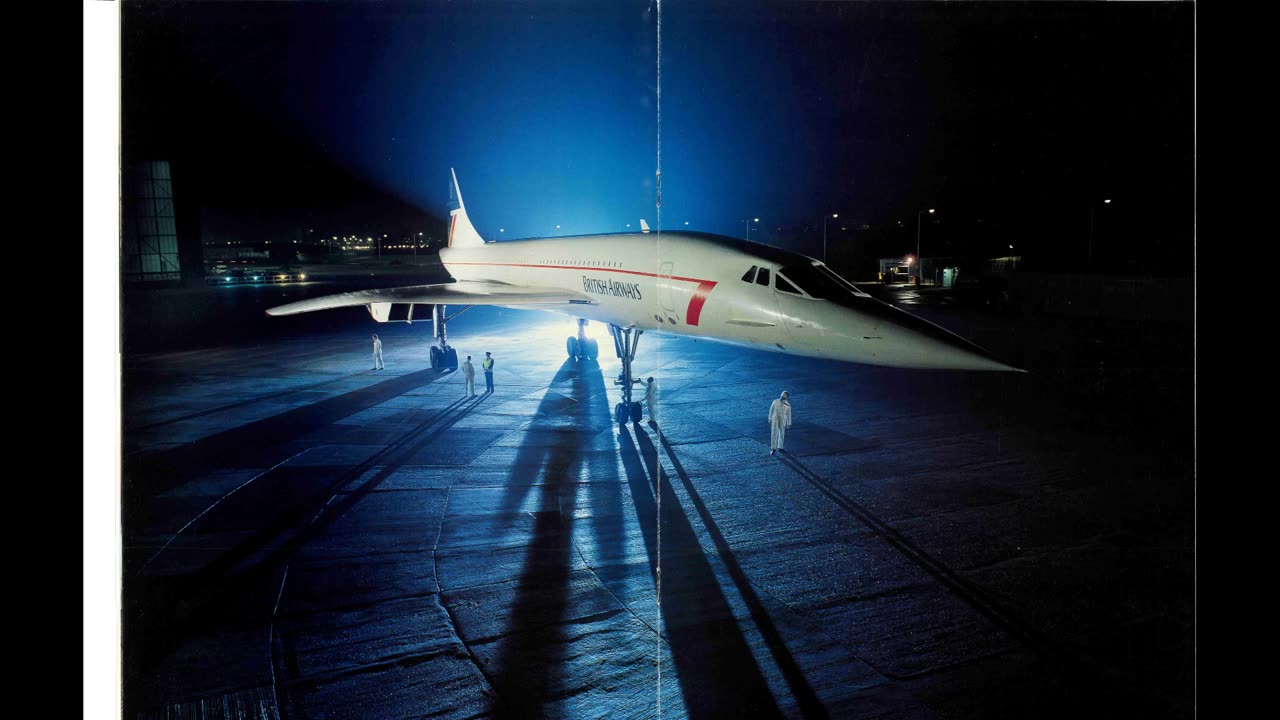 1993 British Airways Concorde Brochure No Sound, Historical Reference