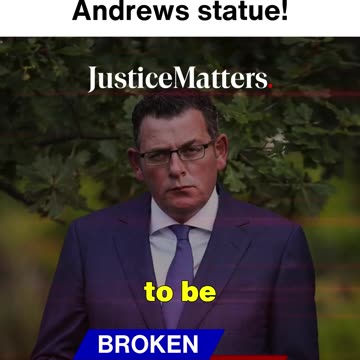 Outrage as push grows to scrap Dan Andrews statue! - Justice Matters (720p, h264)