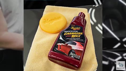 Meguiar's Deep Crystal Carnauba Wax, High-Grade Carnauba Liquid Car Wax for Lon