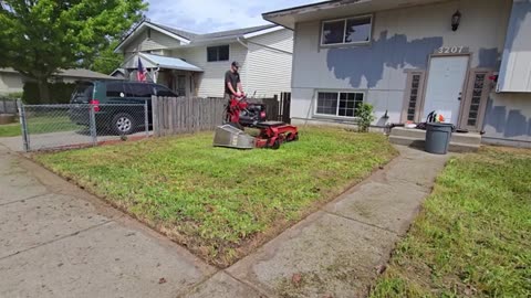 Overgrown Yard Makeover – One Man Mission