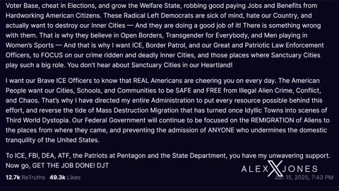 Trump Makes Major Announcement— All Illegals Will Be Deported 6/16/25