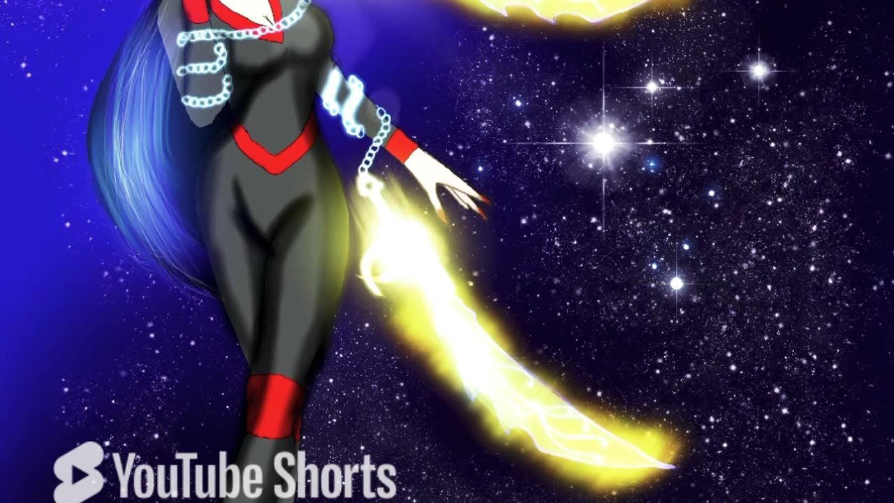 Speedpaint my oc nuclear with the blades of chaos