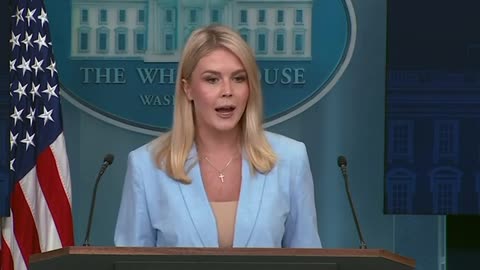Karoline leavitt shuts down reporters accusing Trump of profiting off his presidency