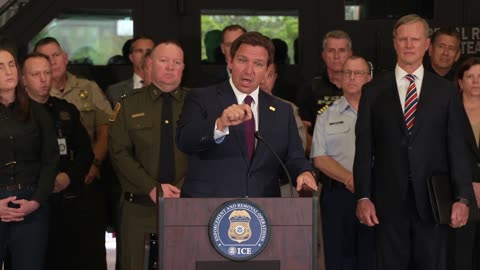 Governor DeSantis Highlights Illegal Immigration Enforcement Accomplishments & Operation Tidal Wave