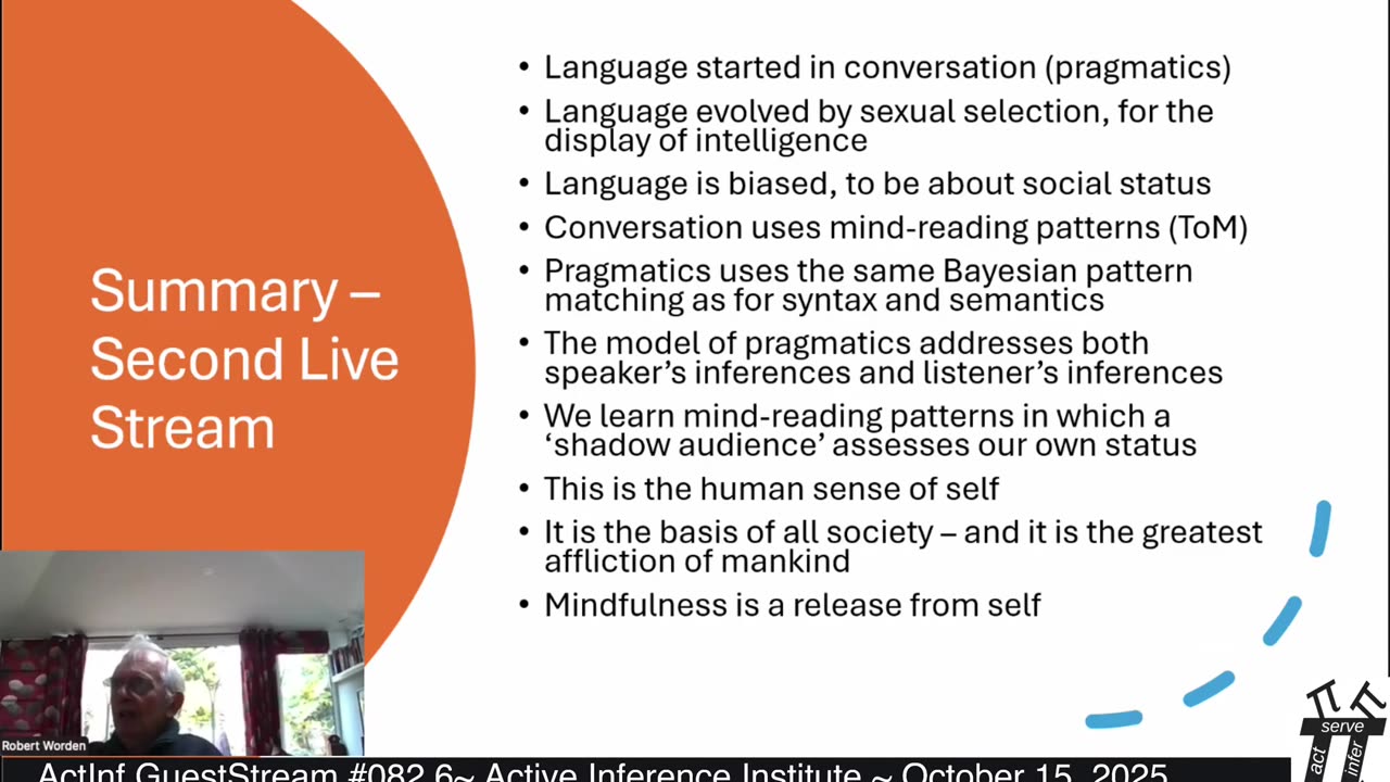 ActInf GuestStream 082.6 ~ Robert Worden "A Unified Theory of Language"