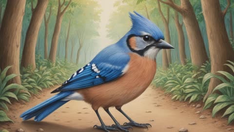 The Jay Dressed in Peacock's Feathers ✨ Bedtime stories - Fairy tale - Short read-aloud