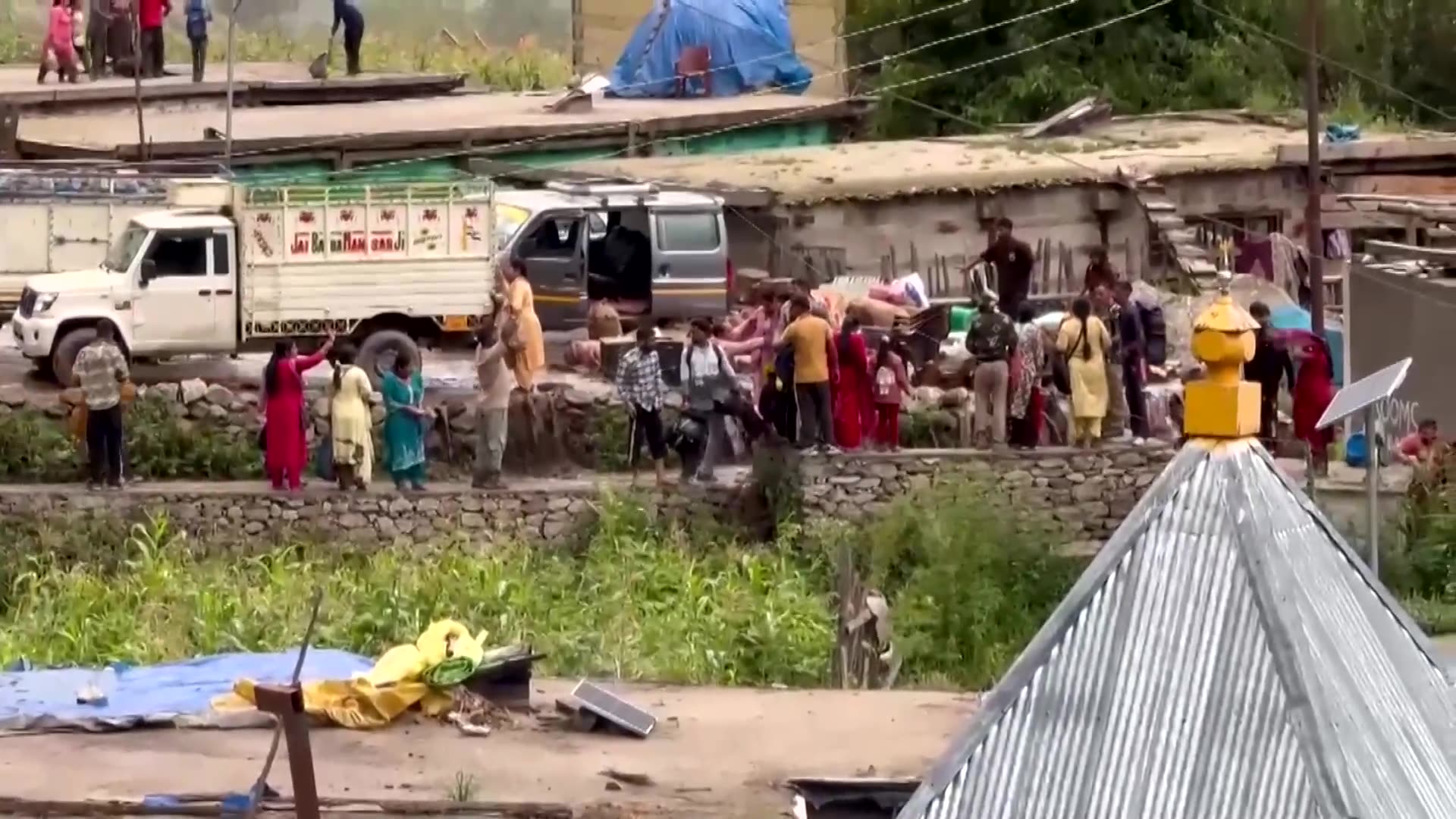 Dozens feared dead in heavy rain in Indian Kashmir, officials say