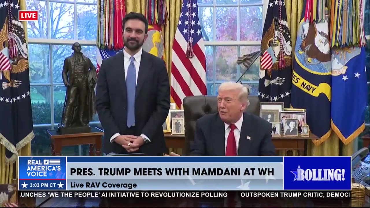 POTUS ON PRESS INTERESTS IN HIS MEETING WITH MAMDANI