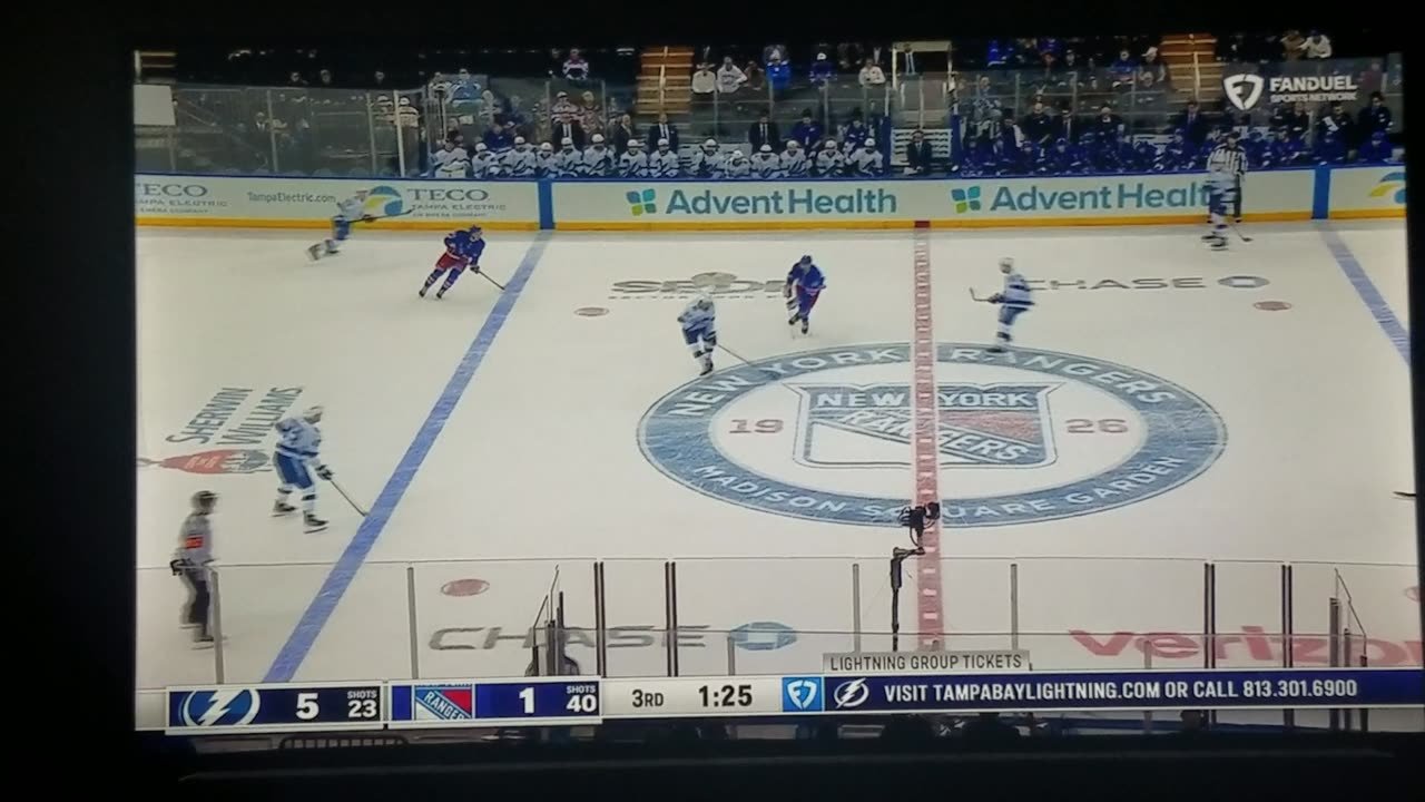 TB vs NYR - Lightning Win 5-1
