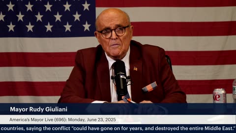 America’s Mayor Live (696): President Trump Brokers Ceasefire Between Iran and Israel—Will it Last?