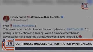 Arkansas Col. Conrad Reynolds Facing Prosecution for Promoting Hand Counting Paper Ballots