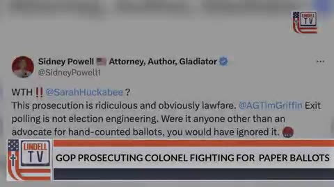 Arkansas Col. Conrad Reynolds Facing Prosecution for Promoting Hand Counting Paper Ballots