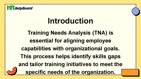 Training Need Analysis Process