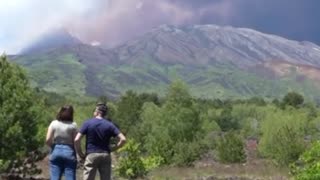 Así fue la erupción del Etna en Italia