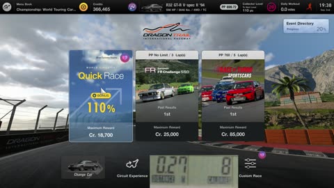 Playing Gran Turismo 7 while riding exercise bike