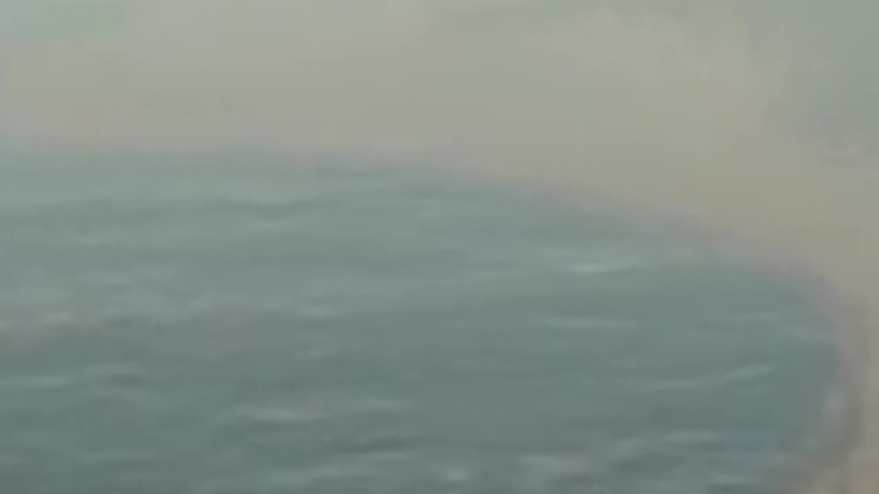He Stepped on Something and Ran Into the Lake!