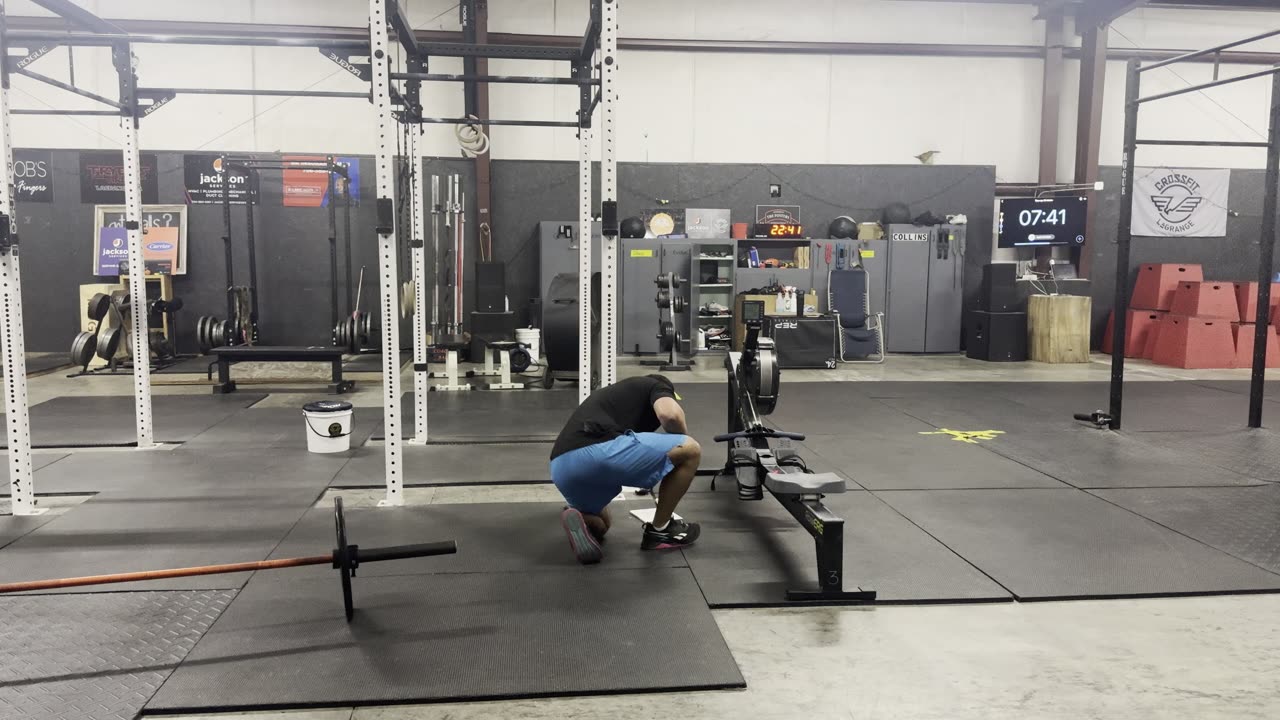 *AMRAP12 12 Cals, 3 Strict PUs, 3 HPS 95lbs; Rest 3:00; 3Rds 21 Cal, 10 PUs, 9 HPS 65lbs