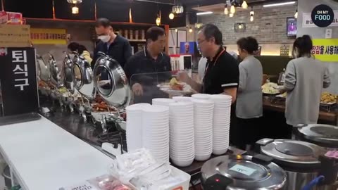 Insane Value Korean Buffet?! Fully Packed 10 Minutes Before Lunch