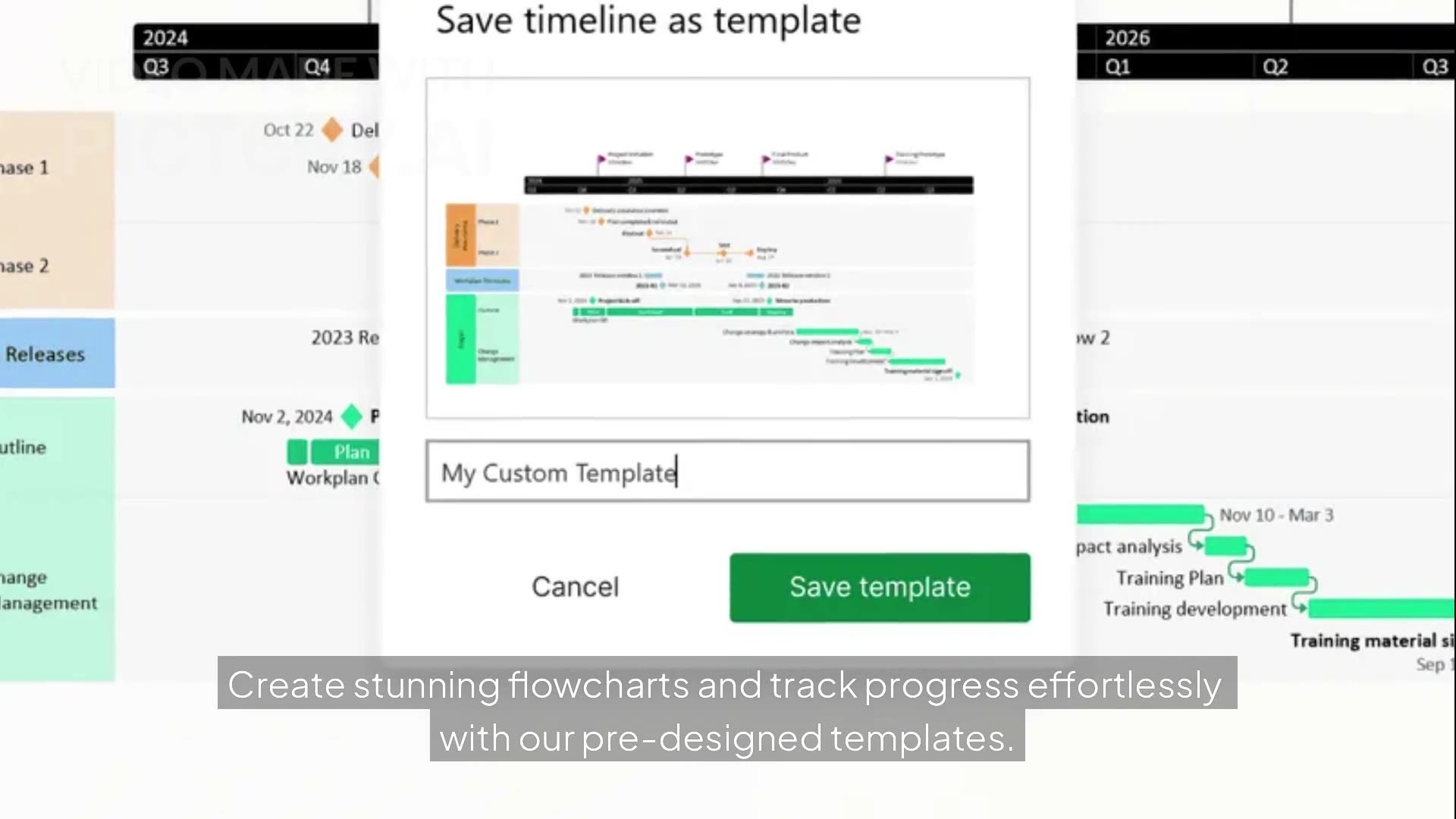 Kickstart Every Project with Custom Templates | Office Timeline