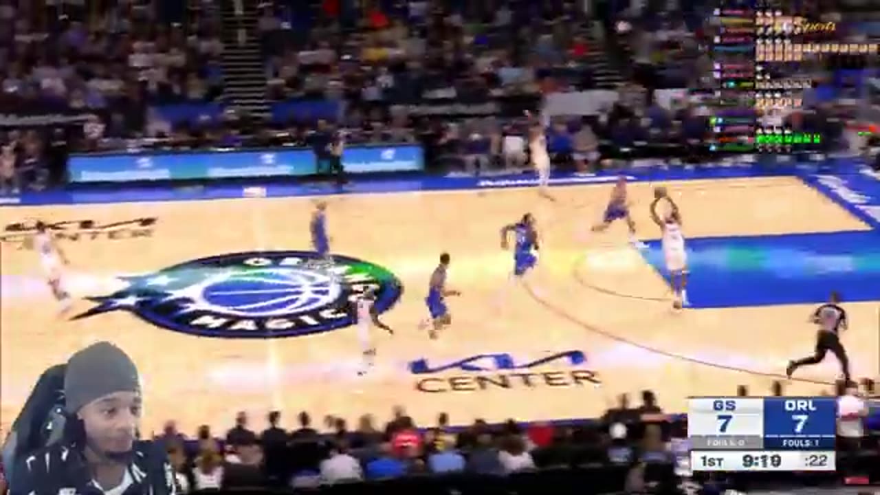 Flight reacts to Golden State Warriors at Orlando magic highlights