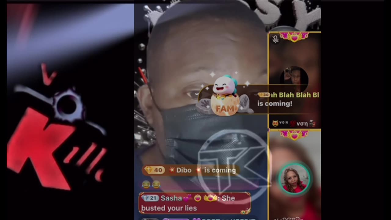 NONY GOES TO WAR WITH TOMIKAY & VON IN MESSY CALLER LIVE