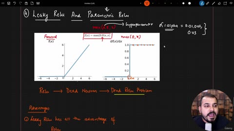 48.13 Leaky Relu and Parametric Relu Krish Naik ML