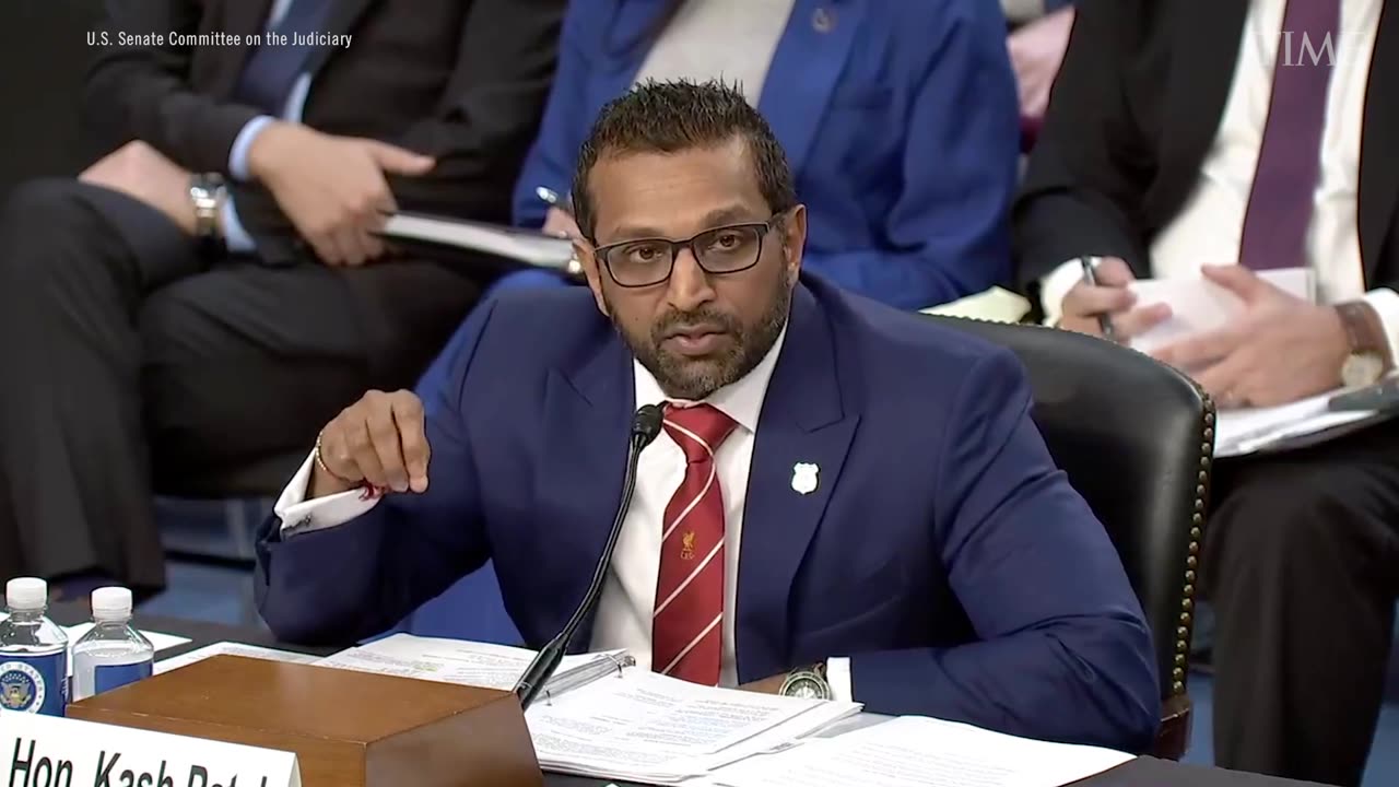 KASH PATEL: “There’s no credible information that Jeffrey Epstein trafficked minors.”