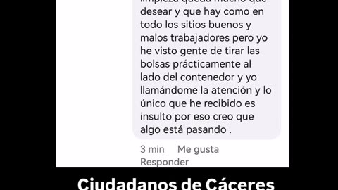 Ciudadanos de Cáceres denuncian un presunto boicot contra la nueva contrata de basuras.
