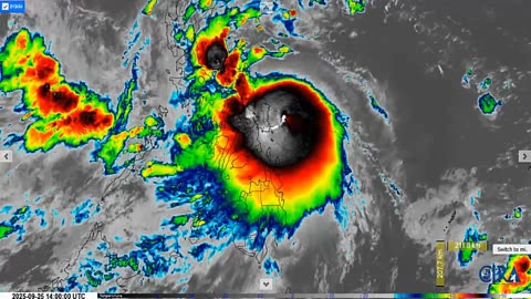 Miran Rubin -Typhoon Bualoi (Opong) 2025 | rammb-cira | IR | Clean 2km