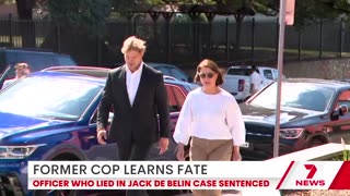 Police officer avoids jail for perjury - 7NEWS Australia