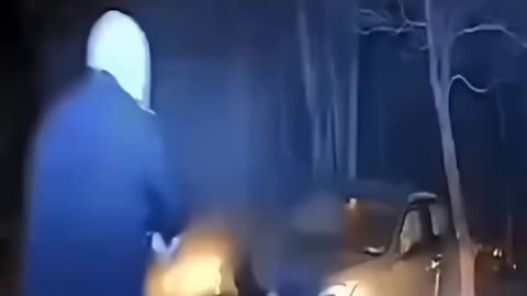 Zombie with a knife is stopped with hot doses of Leadicillin