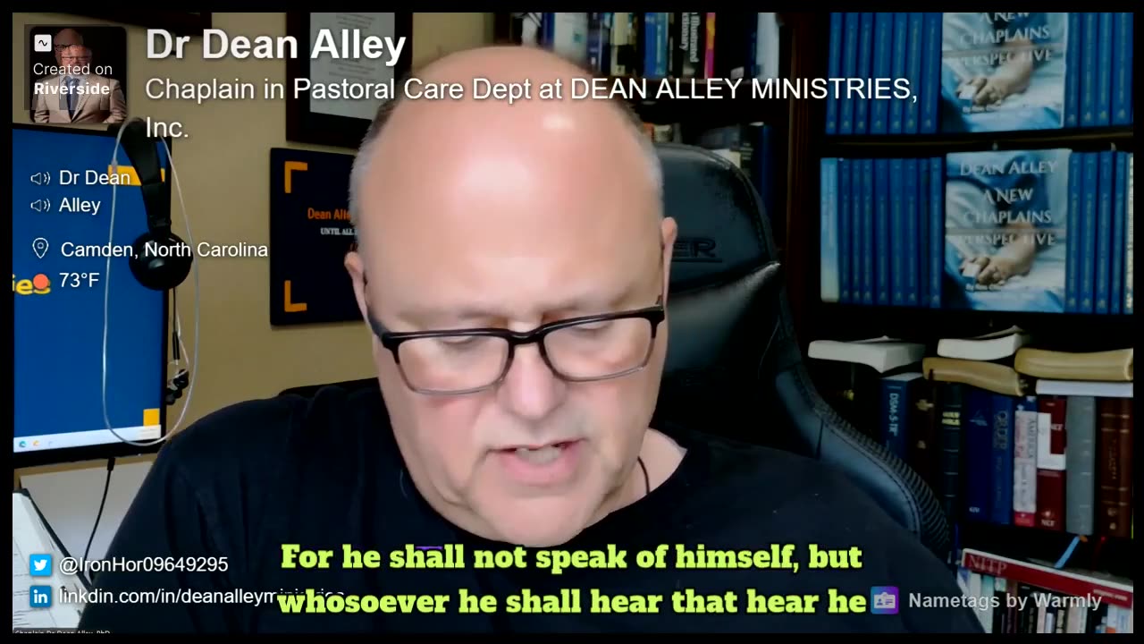 Discerning God's Will: Chaplain Dean Alley's Insights on Prayer, Scripture, and Surrender