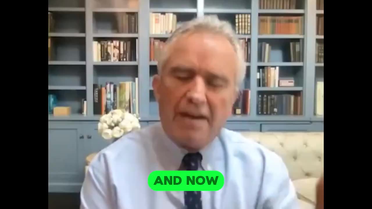RFK Jr. explains how vaxxines make people sick and give big pharma a life time patient