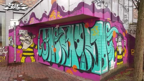 Graffiti Line, Street & Legal // PARIS 18. Arrondissement ((Legendär Graffiti 2025 Video )