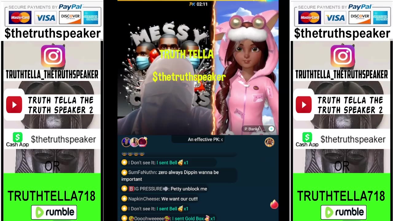 MESSY CALLER MORNING SHIT SHOW FYI I RUN RUMBLE LIKE TOMIKAY RUN BIGO