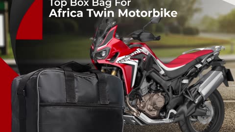 Africa Twin Motorbike Top Box Bag – Durable & Wateresistent Storage