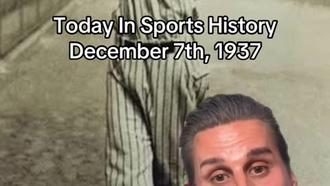 THE HISTORIC SPORTS MOMENT OF DECEMBER 7th, 1937
